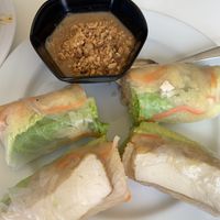 Summer rolls deluxe at Loving Hut in Orlando