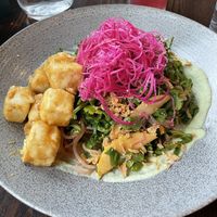 Tofu Sesame Citrus Noodle Bowl  at Earls Kitchen + Bar in Banff