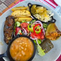 Vegan combination at Te Fisi in Shkoder