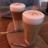 Latte Macchiato with Oat Milk - pay as you wish   at Raupe Immersatt Cafe in Stuttgart