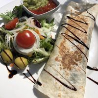 Fajitas de espinacas at Casa Vital in Altea