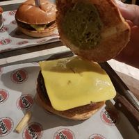 The "smashed avocado" and vegan cheese 😂 at Gelatoburger in Oban