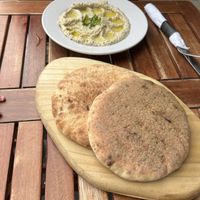 Baba ganoush  at Zatar in Brooklyn