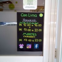 Timetable in August at Bar Can Lima in Ibiza