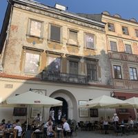 Outside at Mandragora in Lublin