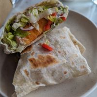 Fish-finger wrap at Parlé Pantry in West London