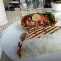 The burrito wrap (13 pounds) at Parlé Pantry in West London