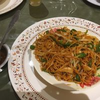 Chinese noodles with hot sauce at Govindas - Ganjoni in Mombasa