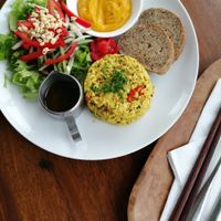 Scrambled Tofu à la Matan at Earth Cafe and Market in Canggu