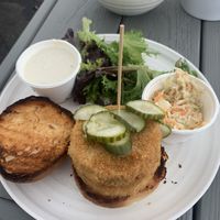 Fried chicken burger  at Plant City in Providence