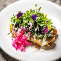 vegan chili relleno at Plant City in Providence