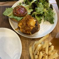 Classic burger  at Plant City in Providence