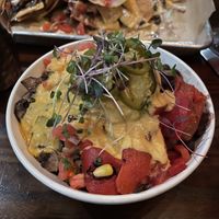 Ridiculously delicious burrito bowl- I still cannot get over the combination of the caramelized mushrooms and pickled jalapeños! 🤤🤤  at Plant City in Providence