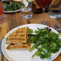 New Burger Chkn & Waffles at Plant City in Providence