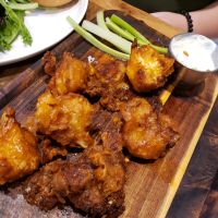 New Burger Buffalo Cauliflower Wings at Plant City in Providence
