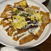 Chilaquiles Rojos, Add Tofu Scramble (Brunch)  at Plant City in Providence
