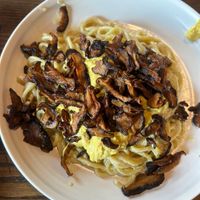 Spaghetti Carbonara (brunch menu)  at Plant City in Providence