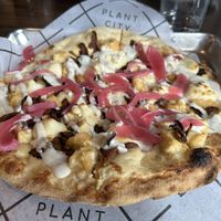 Chicken Bacon Ranch pizza w/added macadamia ricotta  at Plant City in Providence