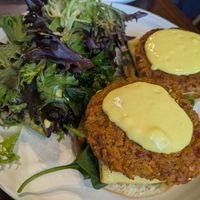 Crabcake Hollandaise at Plant City in Providence