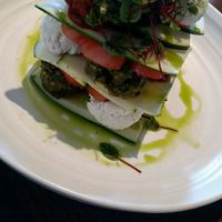 Heirloom Tomato and Zucchini Lasagne at Plant City in Providence