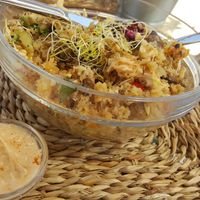 Cauli Bowl at Natural Nada mas Green Bar in Lanzarote