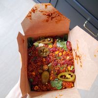 Chili-Fries vegan! at Hempels Burger in Nuremberg