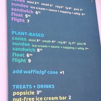 Menu at Pom Pom in Thornbury