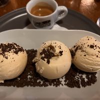 "Affogato" 🤨 but very good vegan ice cream.  at The Yellow Pepper in Letterkenny