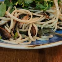 Wild mushroom pasta, truffle oil at The Yellow Pepper in Letterkenny