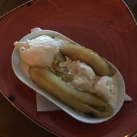 banana sundae at The Yellow Pepper in Letterkenny