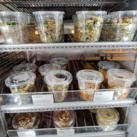 Salads and cold desserts at Wild & The Moon - Emmar in Dubai