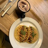 Vegan tacos and chocolate  at Wild & The Moon - Emmar in Dubai