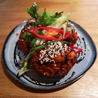 Buffalo cauliflower wings at Indigo Greens - Duke St Market in Liverpool