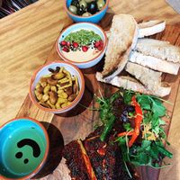 Sharing platter  at Indigo Greens - Duke St Market in Liverpool