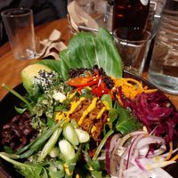 Pulled pork bowl at Indigo Greens - Duke St Market in Liverpool