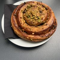 pistachio pastry  at Piekarnia Aromat in Warsaw