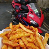 Quick snack at Sacred Space in Hebden Bridge