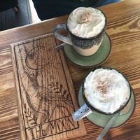 Pumpkin spice lattes at Sacred Space in Hebden Bridge