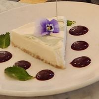 Coconut lime cheesecake at LOV in Brossard