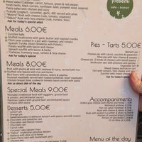 Menu June 2024 at Yiasemi in Athens