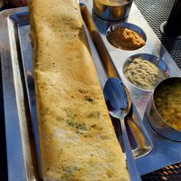 Onion Dosa - absolutely delicious! at Masala Spice in Goleta