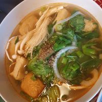 Vegan sukiyaki soup at Pholklore in Torquay