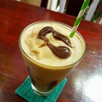 butterscotch choc milk shake.. wow at Romdeng in Phnom Penh