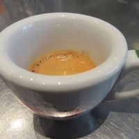 Free espresso shot on your way out— nice! at L'Antica Pizzeria da Michele in Tokyo