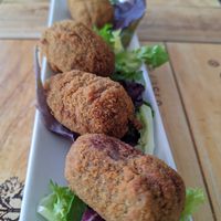 Croquetas veganas de setas at Bar Canijo in Algodonales