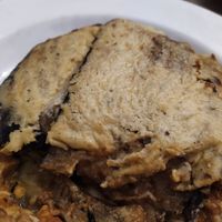 Musaka de berenjena at Bar Canijo in Algodonales