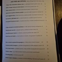 Menu Sep 2025 at Ballard's in Thornbury