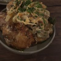 Smoked potatoes. Great flavour and perfect texturee  at Ballard's in Thornbury