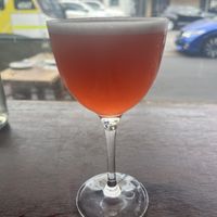 Strawberry blond cocktail  at Ballard's in Thornbury
