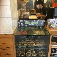 Vegan pastries in the store. at Juice Generation - 3rd Ave in New York City